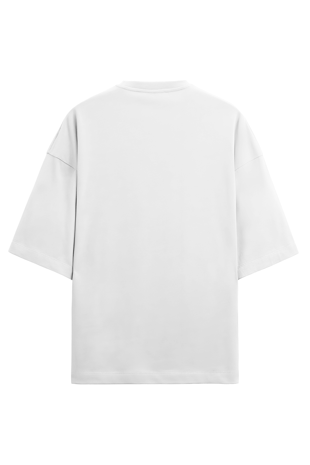 Oversized Terry T-shirt- White - Breath Air