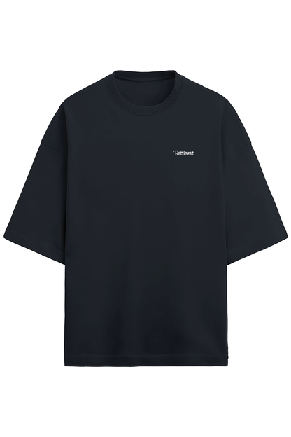 Oversized Terry T-shirt- Navy Blue- Gamer Evelution