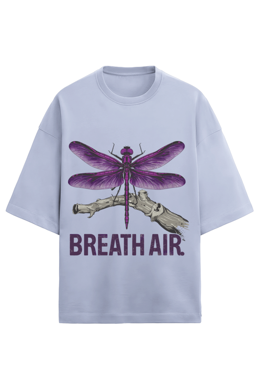 Oversized Terry T-shirt- Breath Air