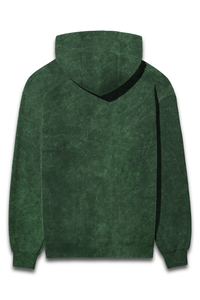 Solid: Shaded Hoodie- Bottle Green