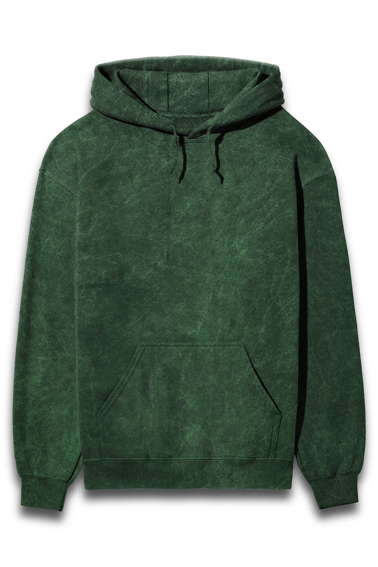 Solid: Shaded Hoodie- Bottle Green