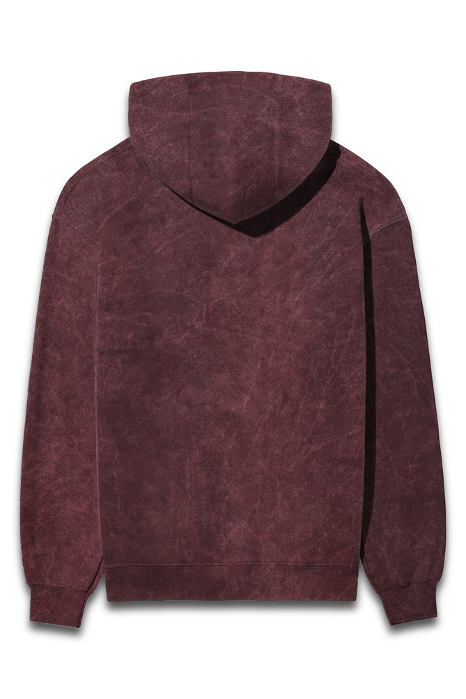 Solid: Shaded Hoodie- Maroon