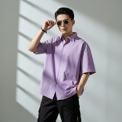 Oversized Shirt- Lavender