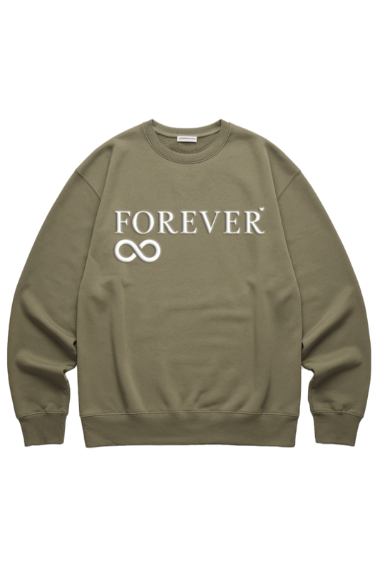 Sweatshirt Olive Green FOREVER | RattleCat